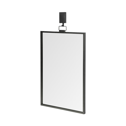 44" Gunmetal Metal Framed Accent Mirror