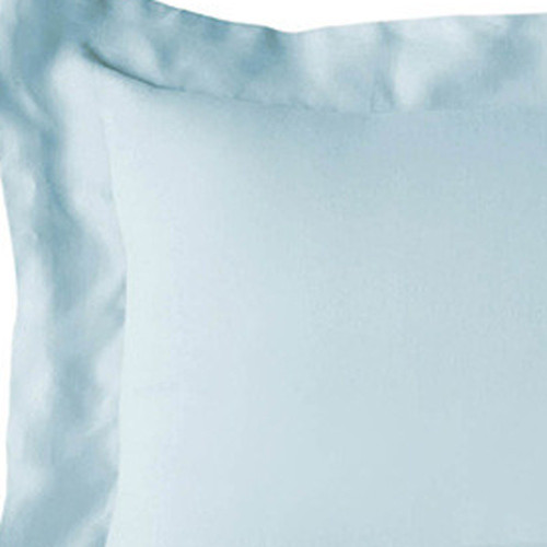 Light Blue King Rayon Washable Duvet Cover Set