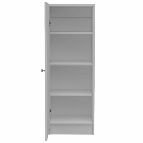 47" White Wood Pantry Or Storage Closet