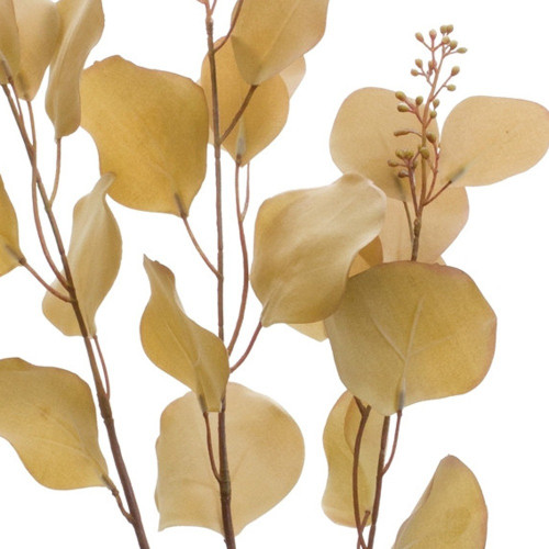 Set of Two 3" Brown Artificial Eucalyptus