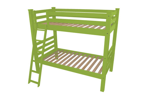 Green Queen Solid Wood Bunk Bed