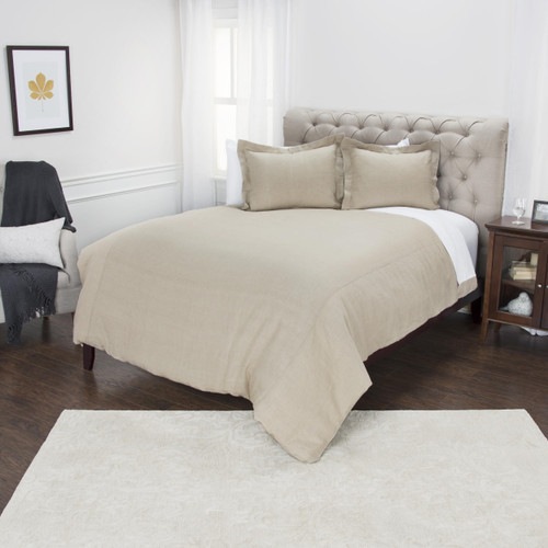 Stone Queen Linen Dry Clean Only Polyester Down Alternative Comforter