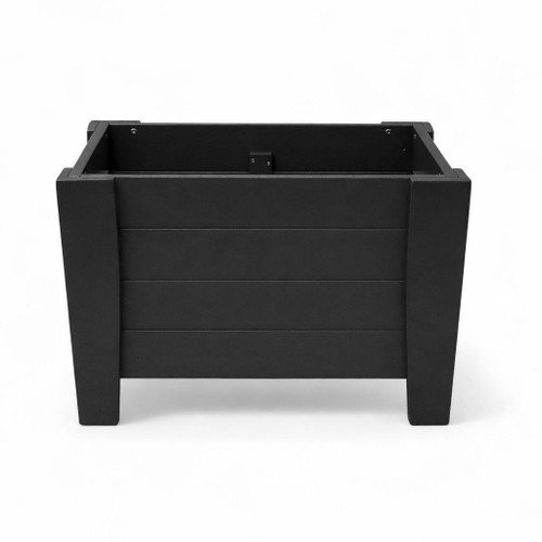 20" X 24" Black Heavy Duty Plastic Square Planter Box