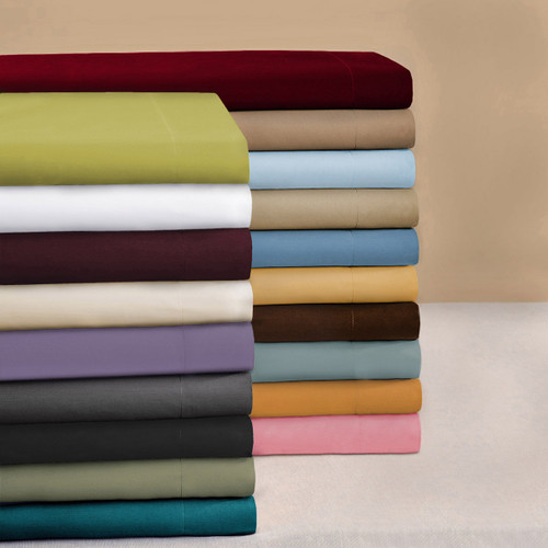 Blue Twin Cotton Blend Washable Duvet Cover Set With Sham