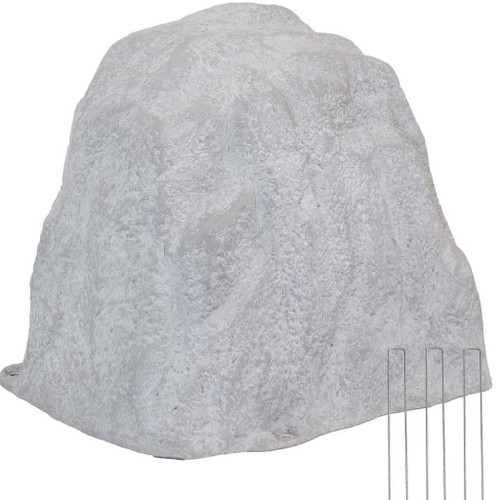 22" Gray Polyresin Faux Rock