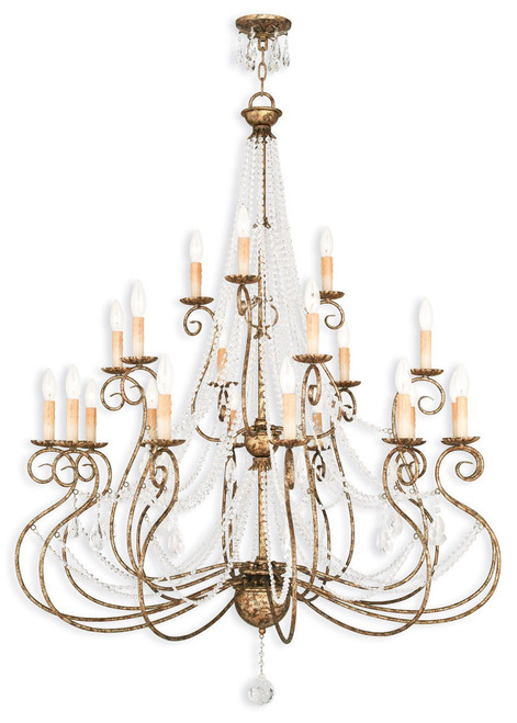 Multi Light Dimmable Chandelier With Shades