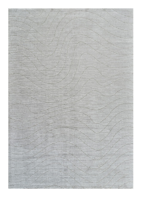 7' X 10' Gray Abstract Non Skid Area Rug