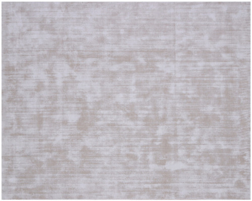9' X 12' Ivory and Light Gray Abstract Hand Loomed Area Rug