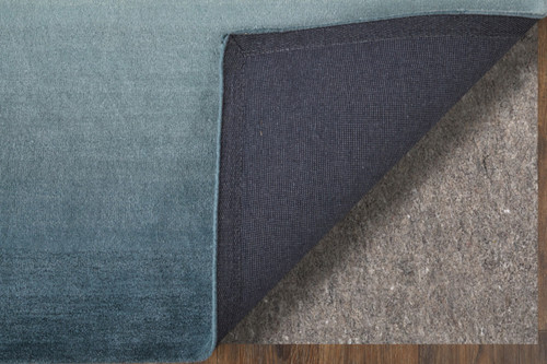 5' X 8' Taupe Blue And Tan Geometric Hand Tufted Area Rug