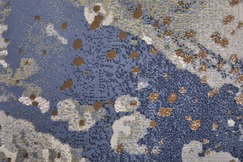 8' X 12' Gray And Ivory Abstract Area Rug