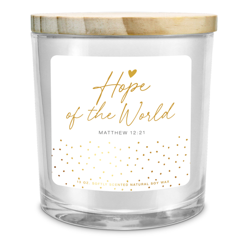 Soy Candle Hope Of The World 13Oz