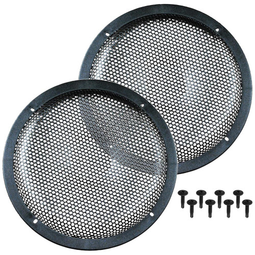 Qpower 10" Black Metal Woofer Grills 1 = 20 Grills