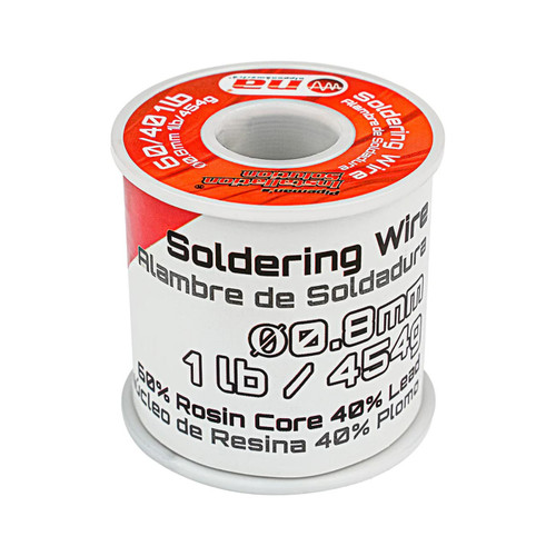 Installation Solution Rosin Core Solder Wire - 1 Pound Spool (60% Rosin / 40% Lead)