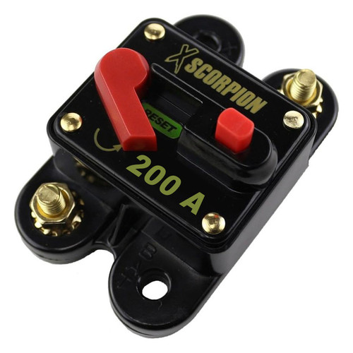 Xscorpion Circuit Breaker with Manual Reset - 200 Amp