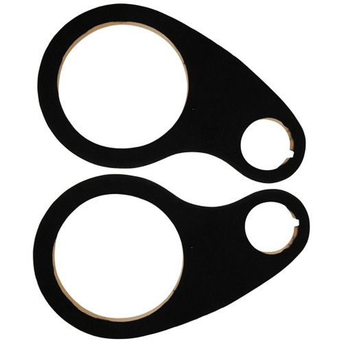 Installation Solution 8" Speaker + 2-7/8" Tweeter Carpeted - 3/4" Extension (pair)