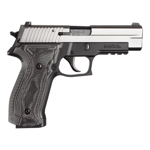 Hogue Piranha Grip Magrip G10 Sig Sauer P226 DA/SA & DAK - G-Mascus (Black/Gray)