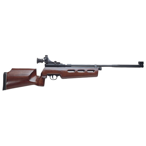 Beeman .22cal CO2 Powered Single Shot Pellet Air Rifle with Competition Diopter Peep Sight