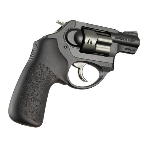 Hogue Ruger LCR/LCRx Revolvers OverMolded Rubber "Tamer" Monogrip without Finger Grooves (Black)