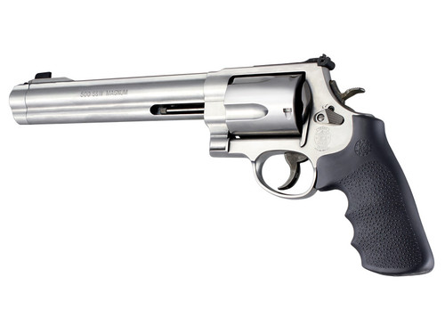 Hogue S&W K/L/N/X/Z Frame Round Butt Rubber "Tamer" Conversion Monogrip (Black)