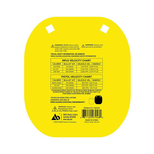 Caldwell AR500 8" Caldwell Metal Target