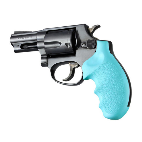 Hogue Taurus Revolvers OverMolded Rubber Monogrip with Finger Grooves (Aqua)