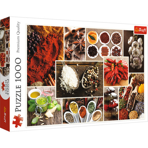 Jigsaw Puzzles - "1000" - Spices - collage / Fotolia