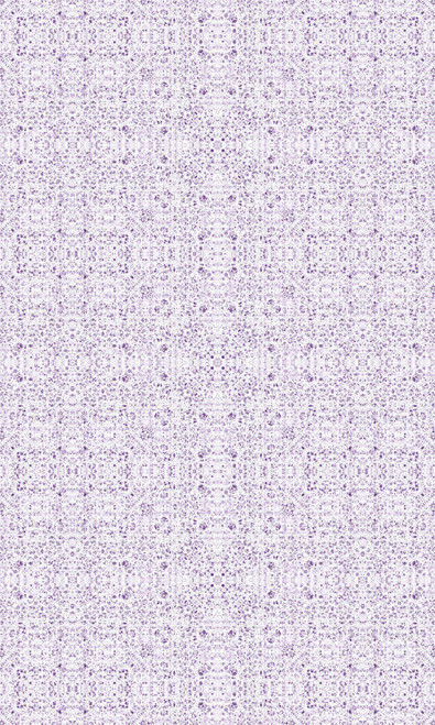Poppies Indoor/Outdoor Floor Covering - Lavender - 5' x 7'