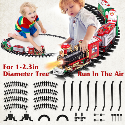 Electric Train Set Kid Toy Xmas Steam Train Kit 