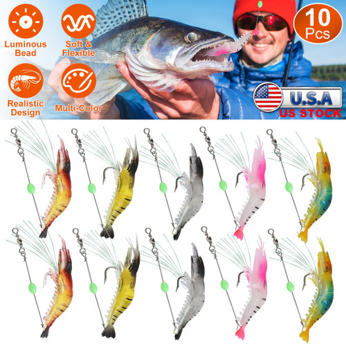 10Pcs Shrimp Bait Set