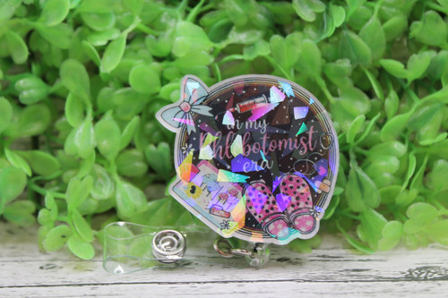 In My Phlebotomist Era Holographic Badge Reel