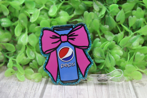 Pepsi Bow Badge/ID Holder Reel