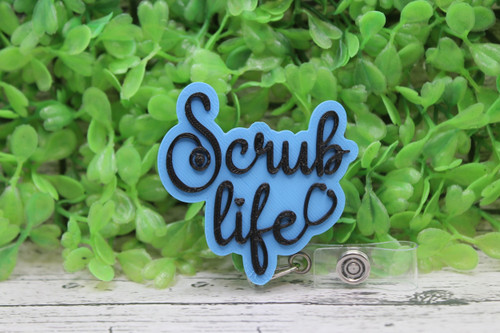 Scrub Lift on Badge Reel