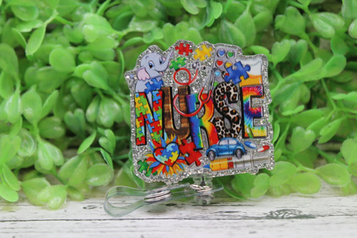 NURSE Autism Awareness Badge Reel