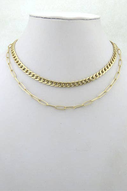 In Style Layered Chain Necklace