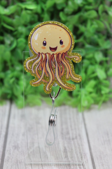 Jellyfish Badge/ID Holder Reel