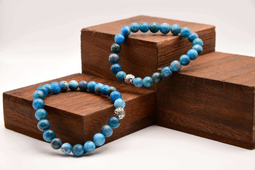 Apatite Bead Bracelet 