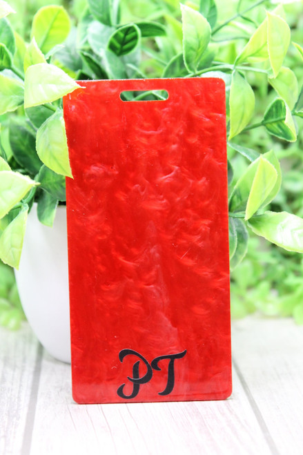 PT Physical Therapy Red Marble Badge Buddy