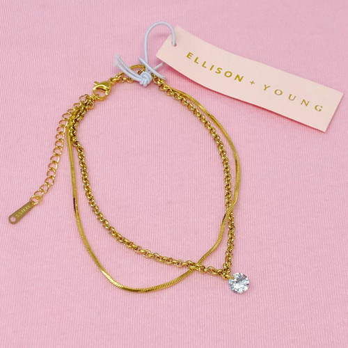 Drop Of Shine Chain Anklet