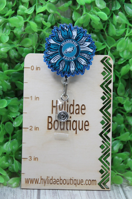 Philadelphia Eagles Sunflower Badge/ID Holder Reel
