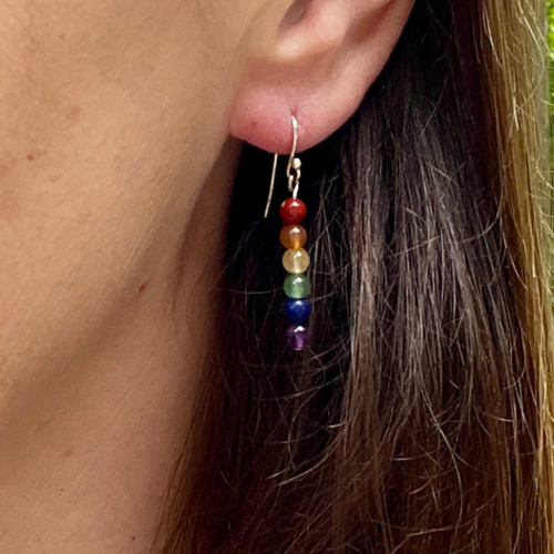 Rainbow Chakra Earrings 
