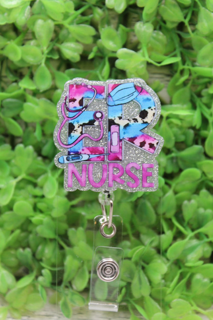 ER NURSE Badge Reel
