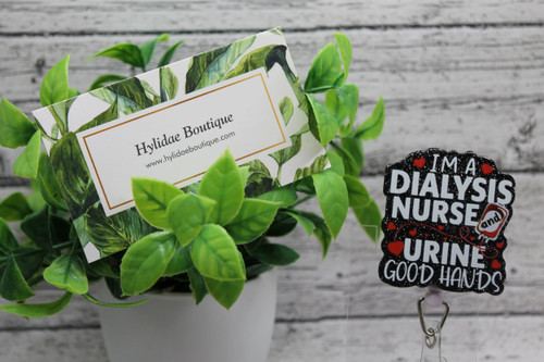 Dialysis Nurse Badge Reel