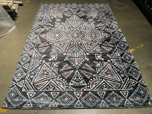 Feet Salmon Tribal Boho Handmade Rug