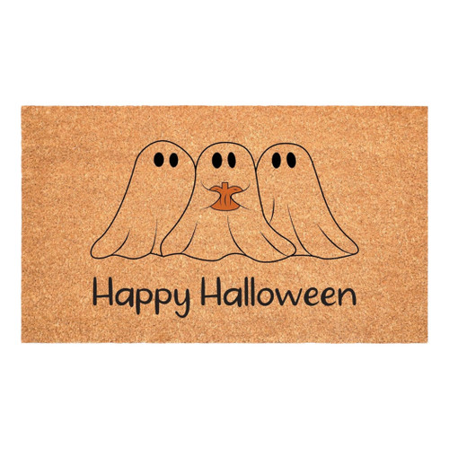 Halloween Halloween Happy Halloween Outdoor Coir Door Mat