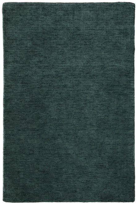 2' X 3' Green Hand Woven Area Rug