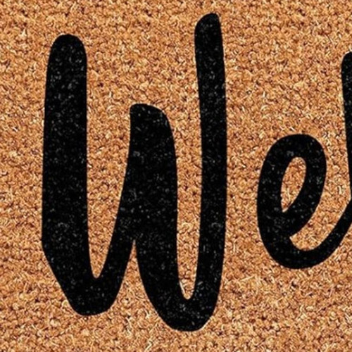 Halloween Welcome Outdoor Coir Door Mat