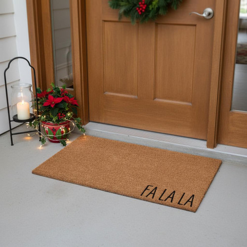 Christmas Outdoor Coir Door Mat