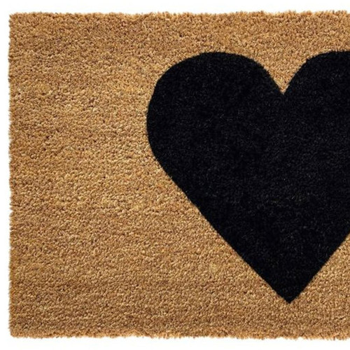 Heart Outdoor Coir Door Mat