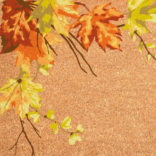 Fall Leaves Outdoor Coir Door Mat