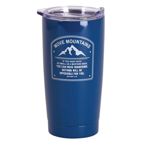 Tumbler Move Mountains Navy 